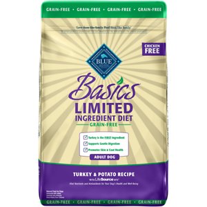 Blue Buffalo Basics Limited Ingredient Grain-Free Formula Turkey & Potato Recipe Adult Dry Dog Food