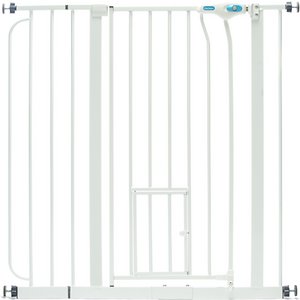 Carlson Pet Products Extra Tall Walk-Thru Gate with Pet Door, Extra Tall