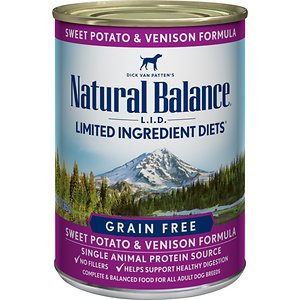 Natural Balance L.I.D. Limited Ingredient Diets Sweet Potato & Venison Formula Grain-Free Canned Dog Food