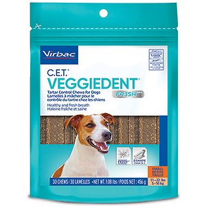 Virbac C.E.T. VeggieDent Fr3sh Tartar Control Dog Chews