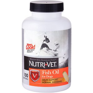 Nutri-Vet Fish Oil Dog Softgels, 100 count
