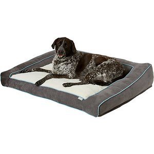 Frisco Orthopedic Textured Plush Bolster Sofa Dog Bed
