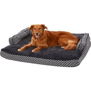 FurHaven Comfy Couch Orthopedic Sofa Dog Bed