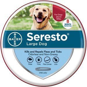 Seresto 8 Month Flea & Tick Prevention Collar for Large Dogs